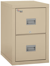 1 Hour Fire Resistant 25" depth File Cabinet with 2 Drawers filing Letter or Legal hanging folders | Position 2